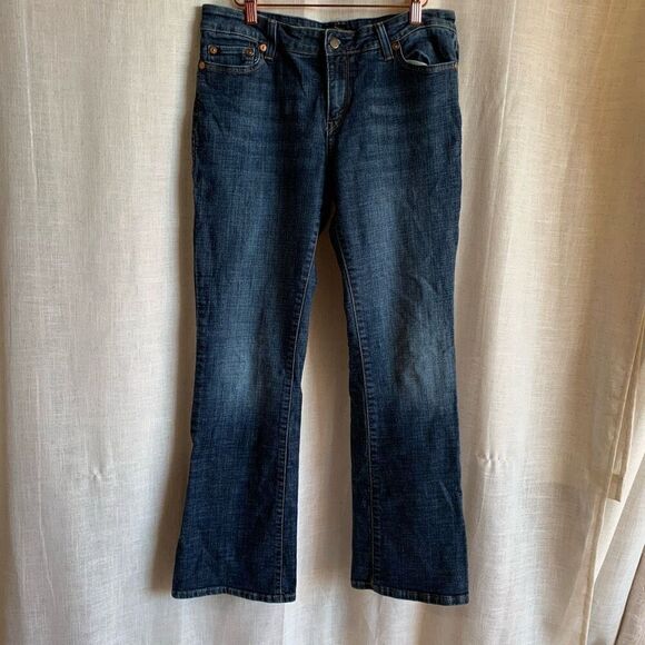 Levi’s Women’s Size 10 Black Tag Bootcut Jeans Medium Wash Stretch Denim Pants - Picture 13 of 16